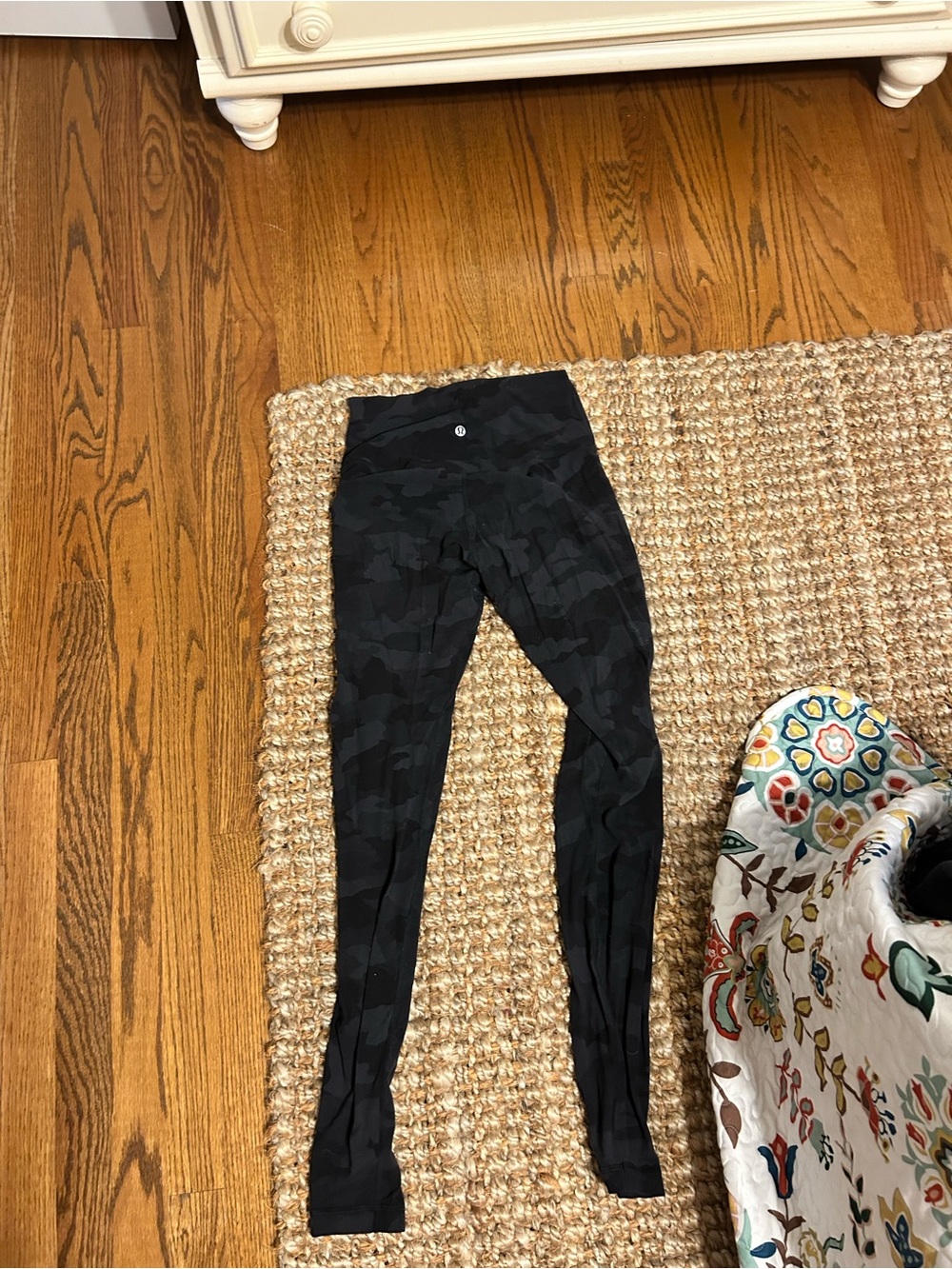 lululemon athletica Kids Black Camo High-Rise Leggings